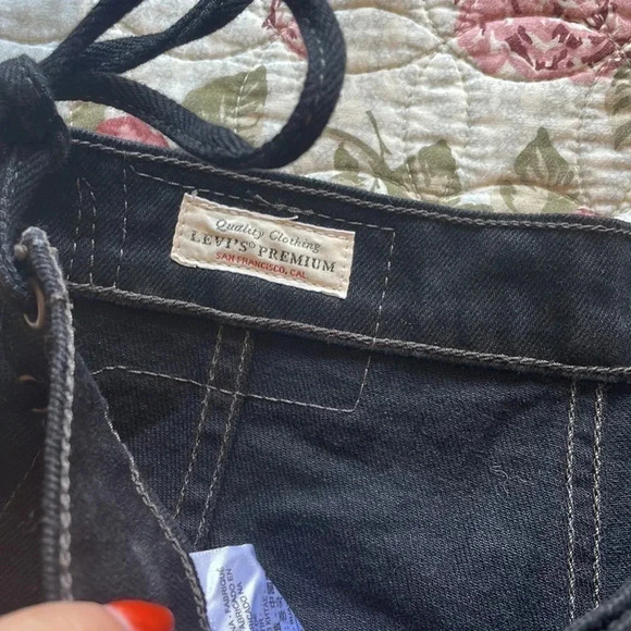 Levis x Barbie Ferreira Lace-up Flare Jeans - Picture 4 of 9